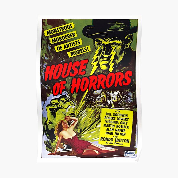 "House Of Horrors (1946) 4" Poster By Hornedquad | Redbubble