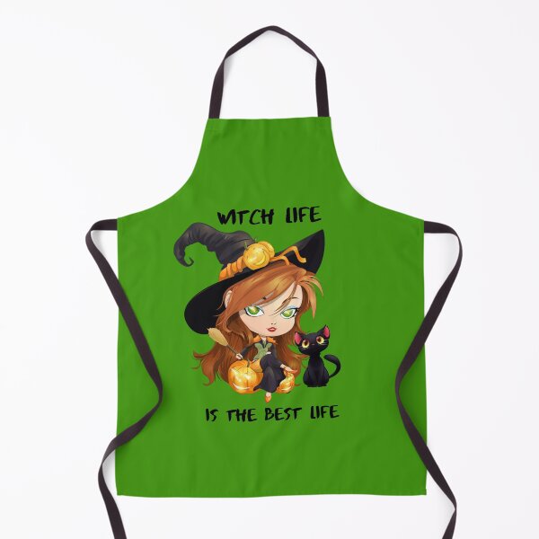 Item preview, Witch Life Is The Best Life with black cat designed and sold by Edenglow Prints & Peculiars.