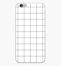 Weißes Gitter iPhone-Hülle & Cover