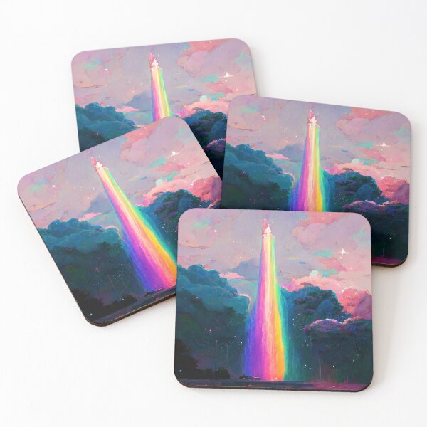 Item preview, Cool Rainbow Beam Tower designed and sold by MythicPrompts.