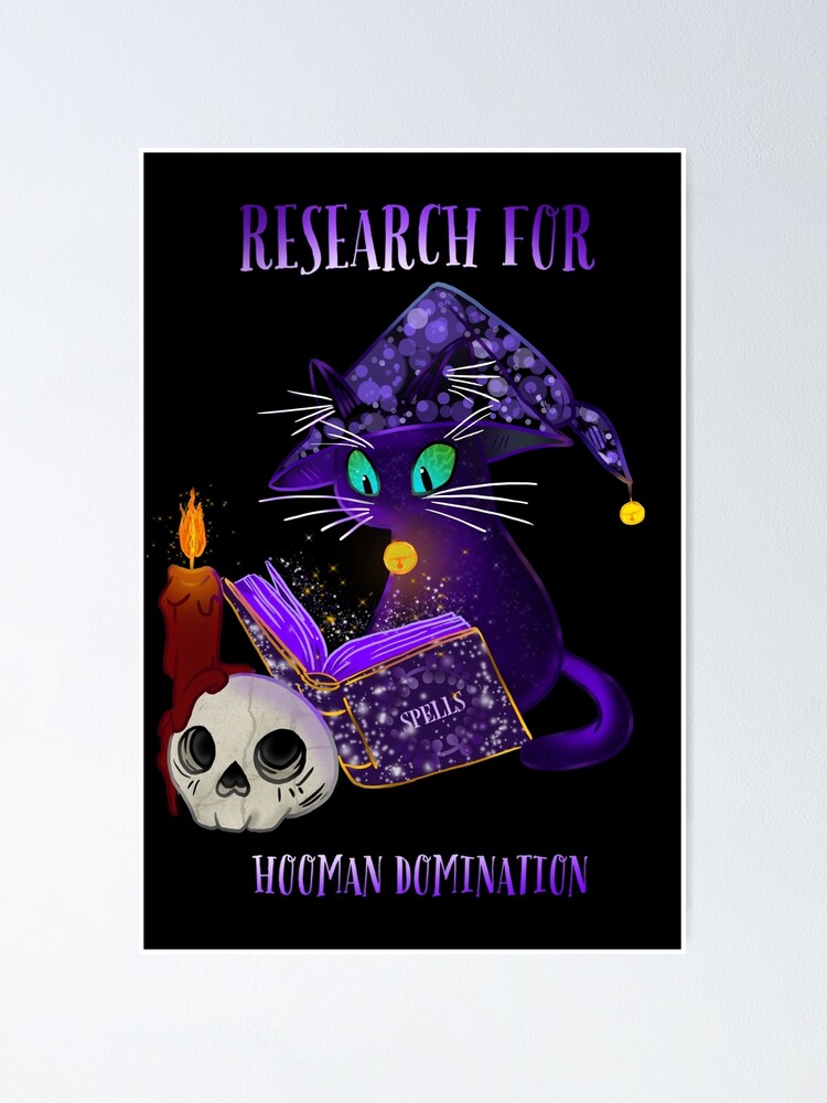 Hooman Domination By Cats Poster For Sale By Philitingar Redbubble 2870