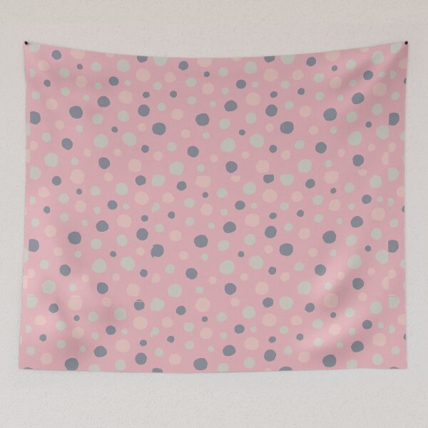 Item preview, Multi-coloured polka dots designed and sold by Denefie.