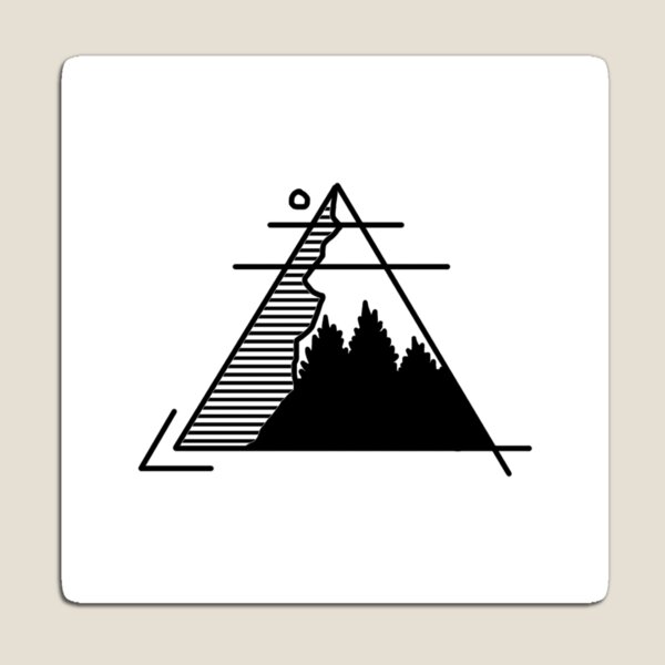 Triangle Mountain Magnet