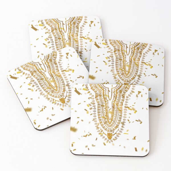 Item preview, DASHIKI WAKANDAN GOLD designed and sold by lushkingdom.