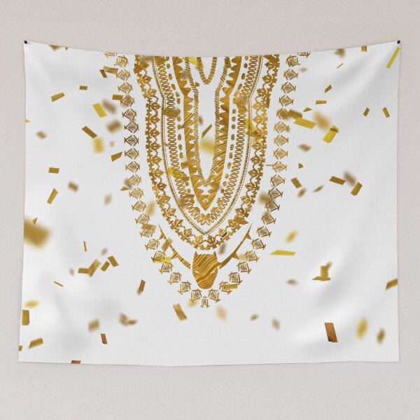 Item preview, DASHIKI WAKANDAN GOLD designed and sold by lushkingdom.