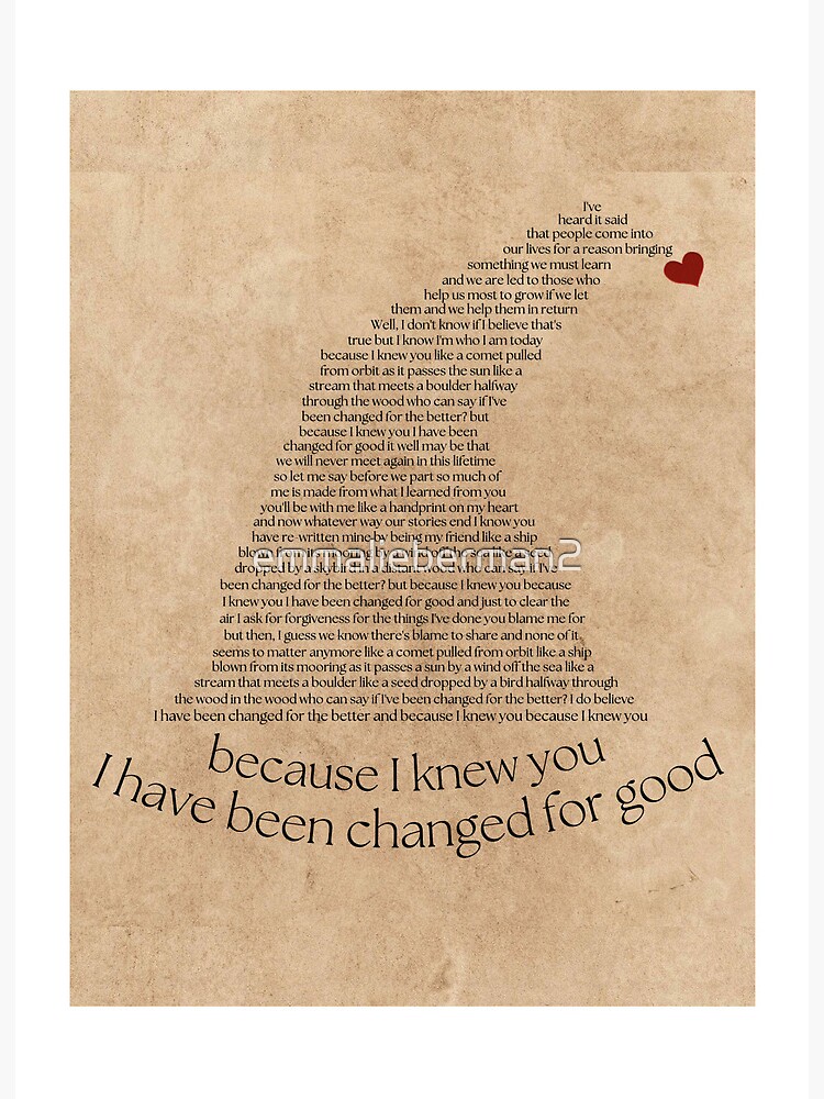 For Good Lyrics Wicked 