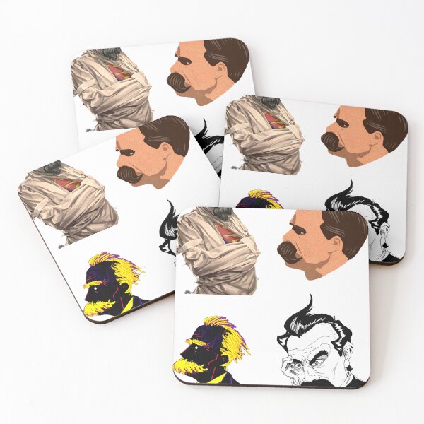 Item preview, sticker pack  Friedrich Nietzsche  designed and sold by deztees.