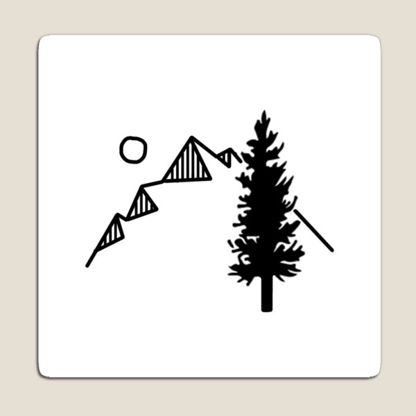 Tree Mountain Magnet