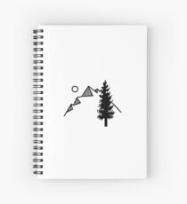 Tree Mountain Spiral Notebook