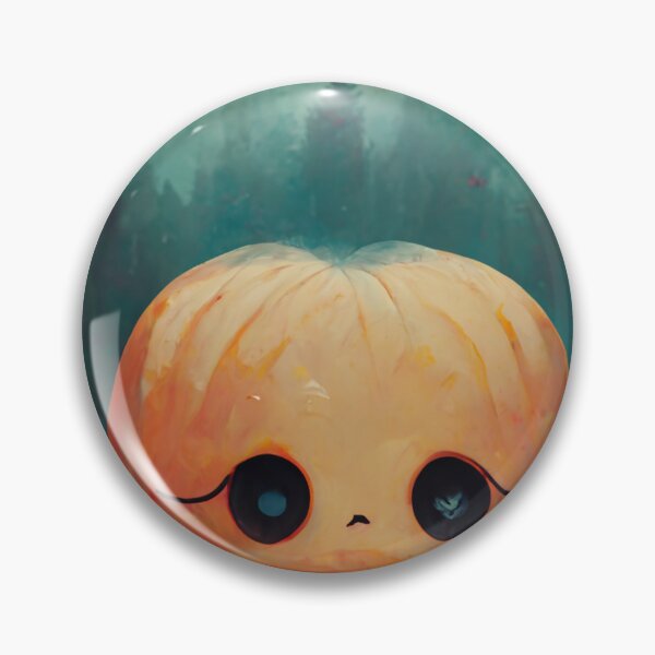 Aperçu de l'œuvre Citrouille d'Halloween bébé mignon Kawaii créée et vendue par MythicPrompts.