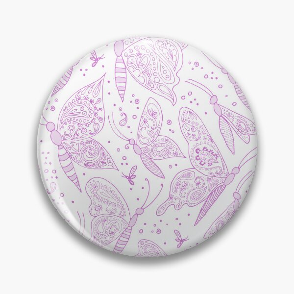 Item preview, Paisley butterflies white-pink designed and sold by kobyakov.