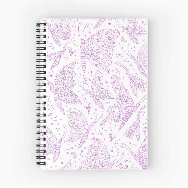 Item preview, Paisley butterflies white-pink designed and sold by kobyakov.