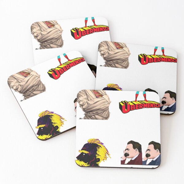 Item preview, Friedrich Nietzsche sticker pack designed and sold by deztees.