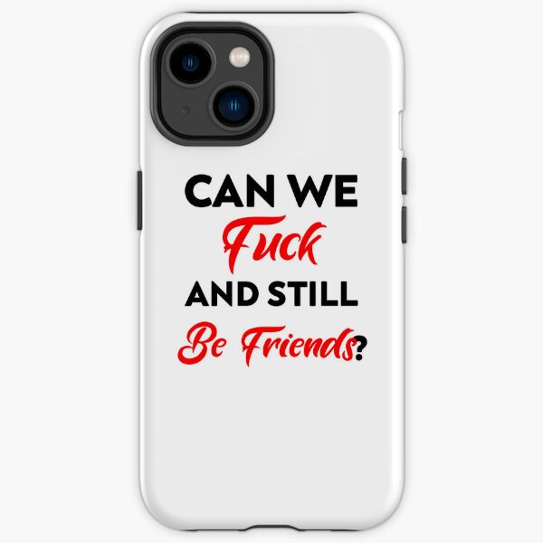 Pouvons-nous baiser et rester amis Coque antichoc iPhone