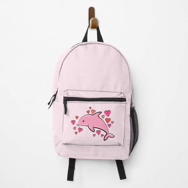 Pink dolphin backpack online