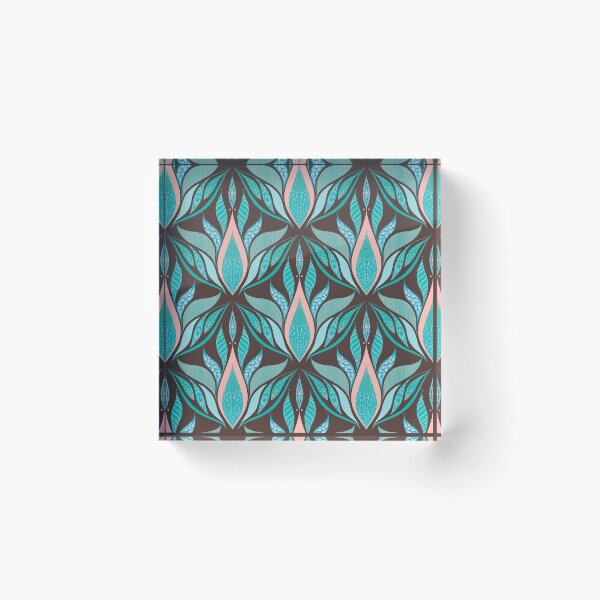 Item preview, Pink lotus seamless pattern designed and sold by Anakathrin.