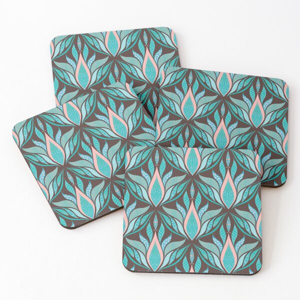 Item preview, Pink lotus seamless pattern designed and sold by Anakathrin.