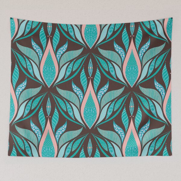 Item preview, Pink lotus seamless pattern designed and sold by Anakathrin.