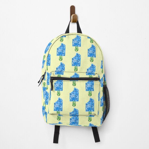 Item preview, Blue Watermelon Popsicle With Yellow Background designed and sold by missmann.