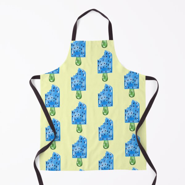 Item preview, Blue Watermelon Popsicle With Yellow Background designed and sold by missmann.