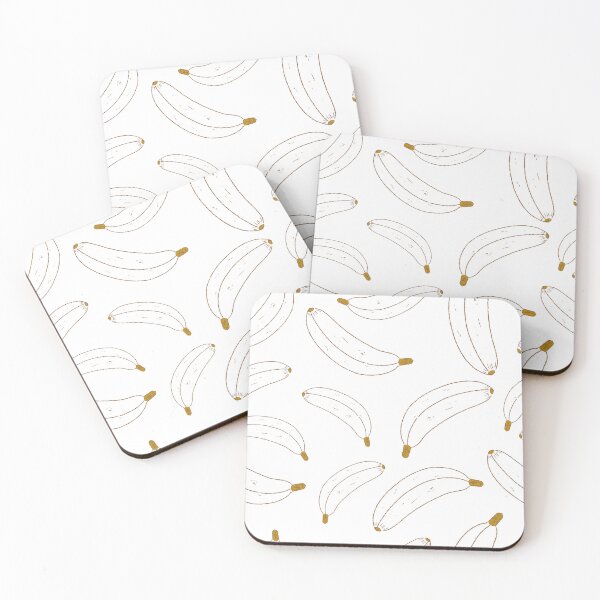 Item preview, Hand drawn banana lineart pattern designed and sold by lizafaitho.