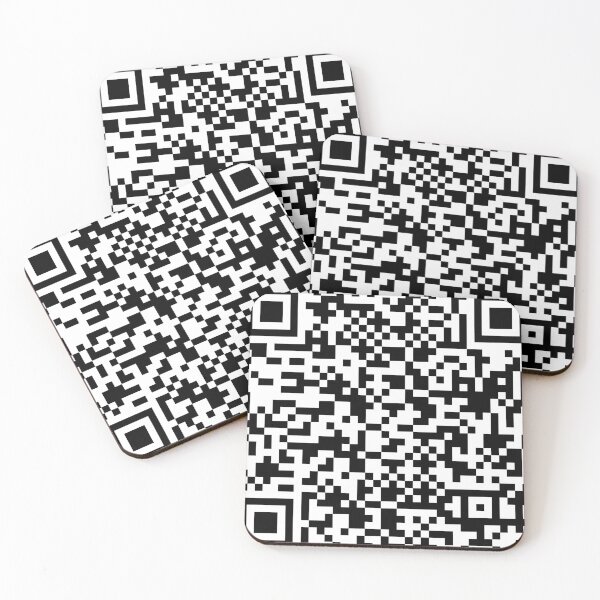 Artikelvorschau, Rickroll Qr-Code-Muster entworfen und verkauft von brendanre.