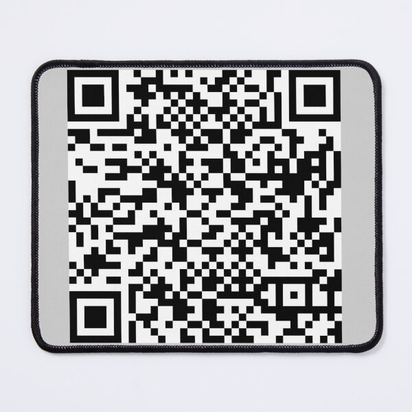 Item preview, Rickroll Qr Code Pattern designed and sold by brendanre.