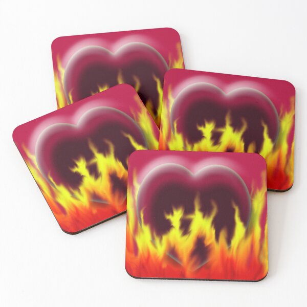 Item preview, Flaming Heart  designed and sold by RemieJames.