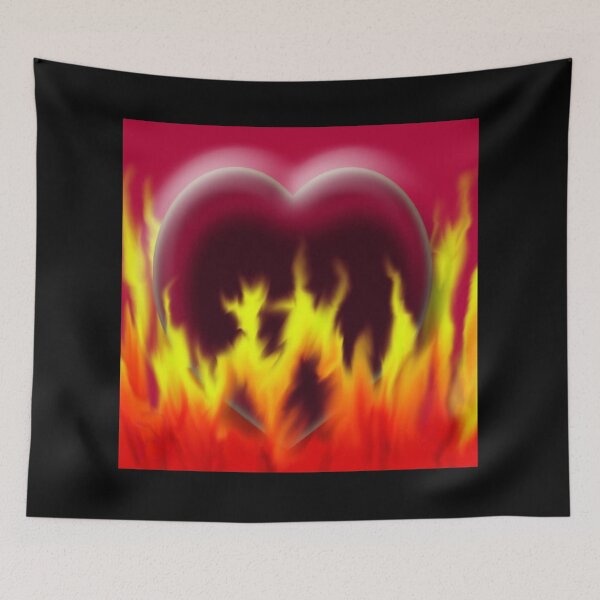 Item preview, Flaming Heart  designed and sold by RemieJames.