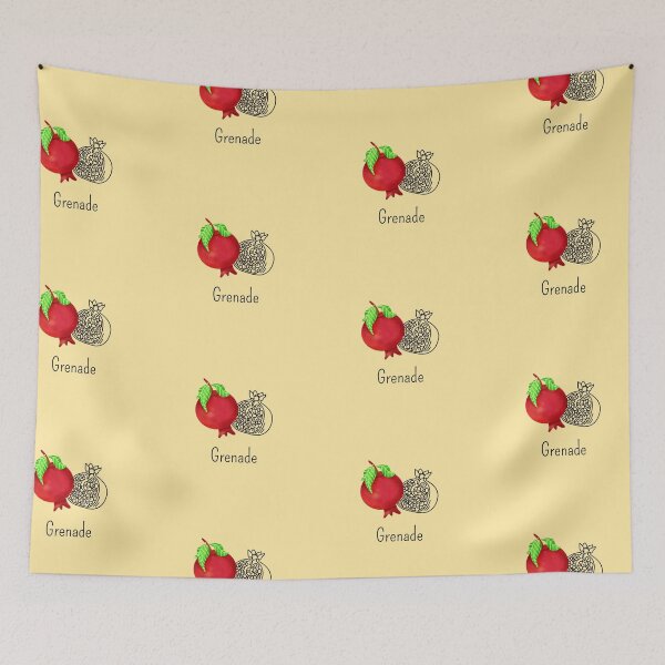 Item preview, pomegranates designed and sold by OneVibes.