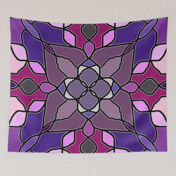 Item preview, Stained Glass-Purple designed and sold by Vanessa Hogle.