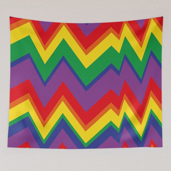 Item preview, Retro Rainbow Pattern designed and sold by Texterns.