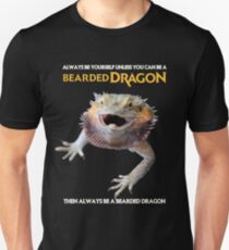 Camiseta ajustada Sé siempre un dragón barbudo
