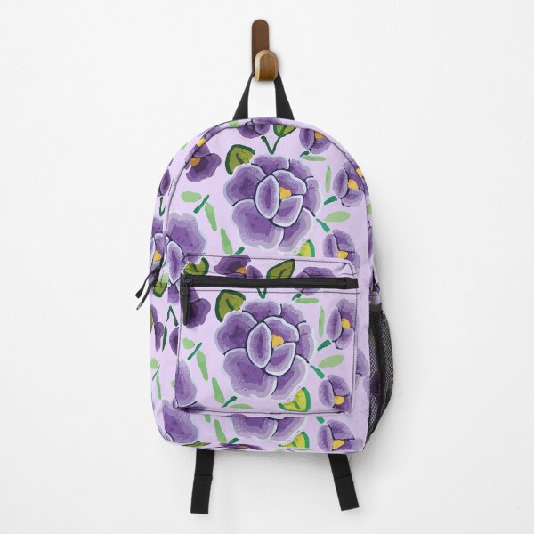 Item preview, Purple embroidery flower authentic mexican design print boho chic decoration designed and sold by T-Mex.