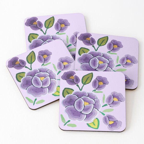 Item preview, Purple embroidery flower authentic mexican design print boho chic decoration designed and sold by T-Mex.