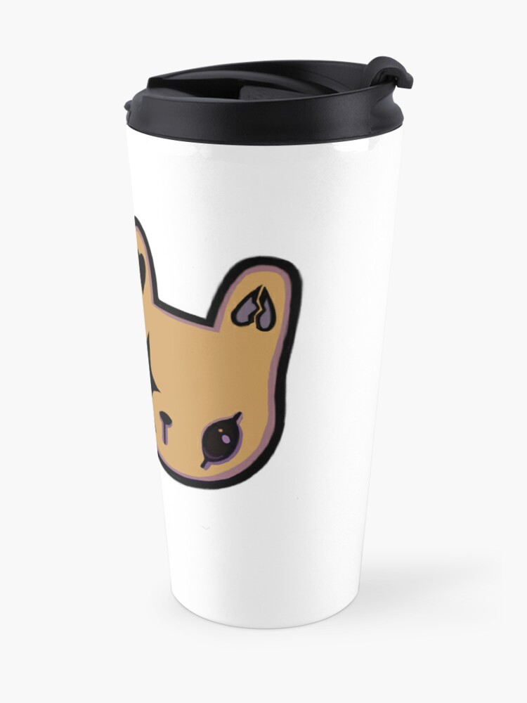 Alternate view of Attached Yellow Bunnies Travel Coffee Mug
