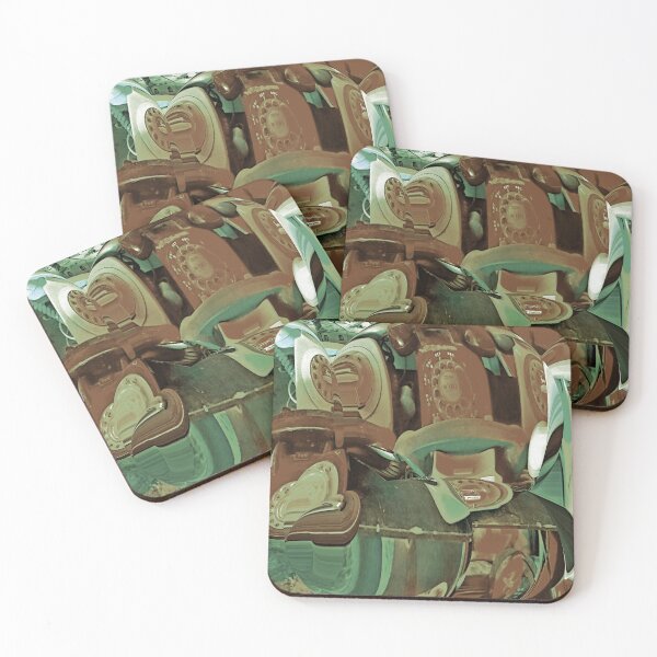 Item preview, Vintage retro rotary phones camouflage abstract by Iritof designed and sold by iritof.