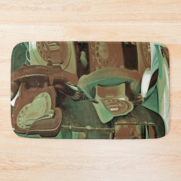 Item preview, Vintage retro rotary phones camouflage abstract by Iritof designed and sold by iritof.