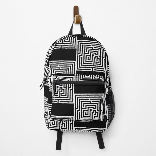 Item preview, White Maze Labyrinth Geometric Artwork  designed and sold by TravisBur34571.