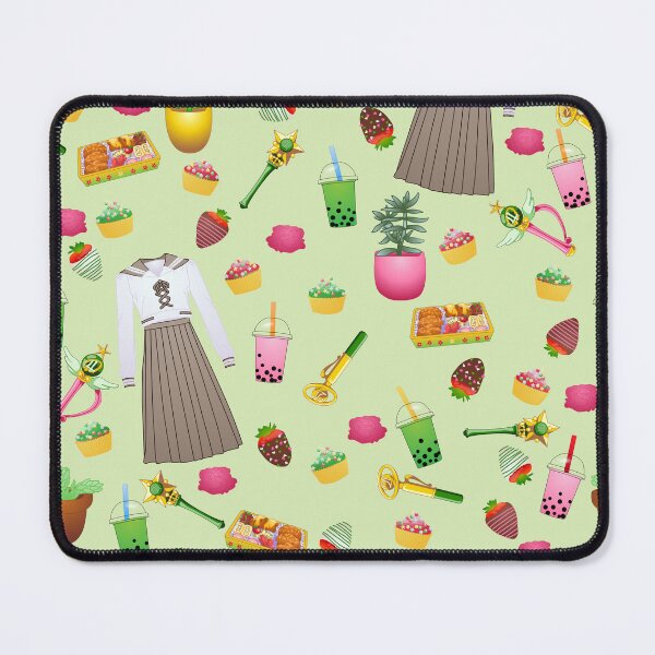 Item preview, Makoto Kino Tiled Pattern (Green) designed and sold by Zia Frazier.