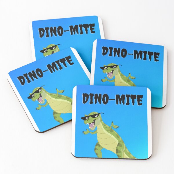 Item preview, Dino-mite dinosaur pun designed and sold by CreationsByMS20.