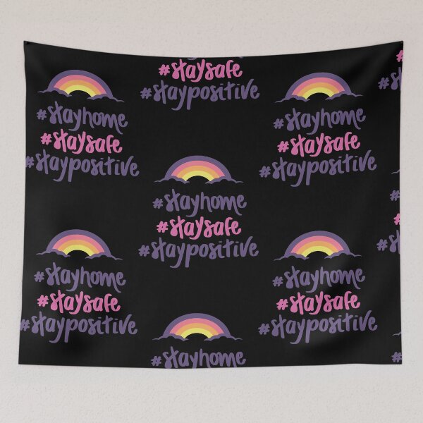 Artikelvorschau, stayhome staysafe staypositiv entworfen und verkauft von LindaLoza26857.