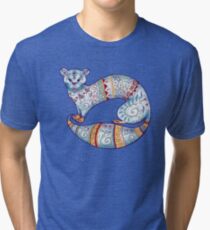 Camiseta de tejido mixto Fuzzy Ferret volante