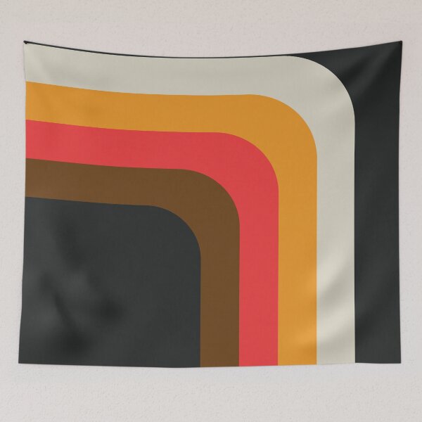 Item preview, 70s Retro Color Geometric Vintage Pattern designed and sold by ind3finite.