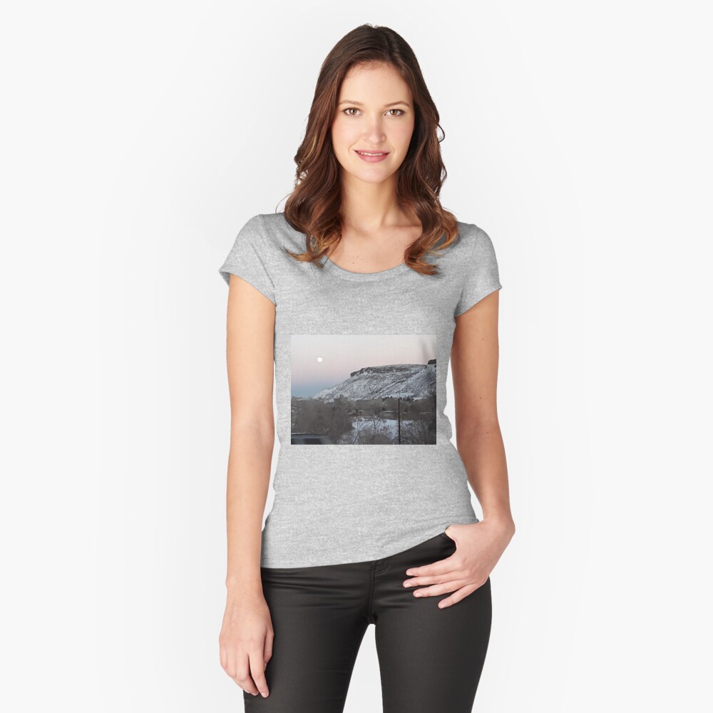 Item preview, Fitted Scoop T-Shirt designed and sold by stillnessgifts.
