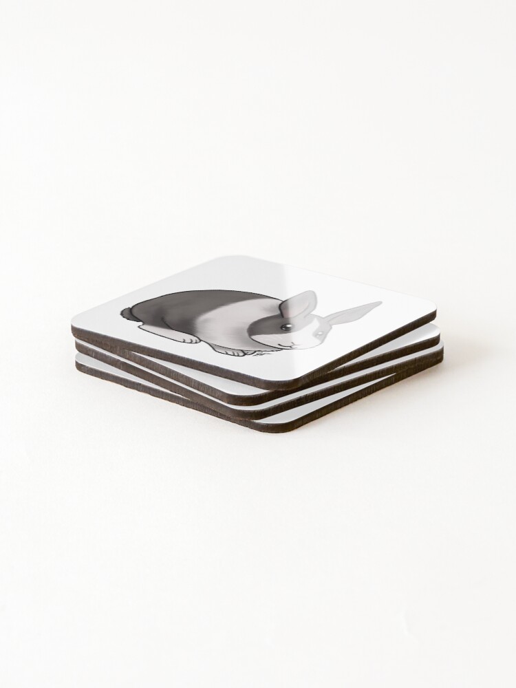 Thumbnail 4 of 5, Coasters (Set of 4), Dutch Rabbit designed and sold by jameson9101322.