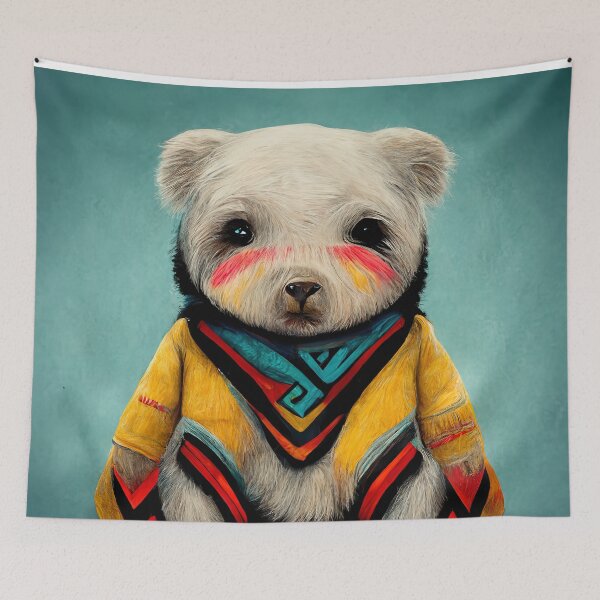 Item preview, Colorful Cute Teddy Bear designed and sold by 2Piglets.