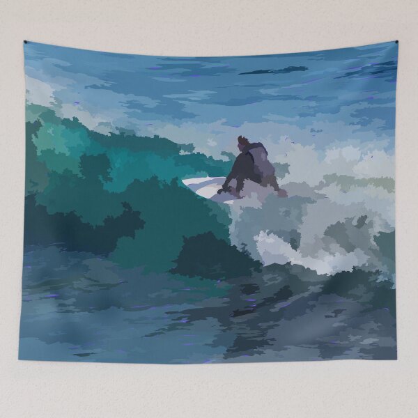 Item preview, Surfer Digital Impressionism  designed and sold by DeannesStore.