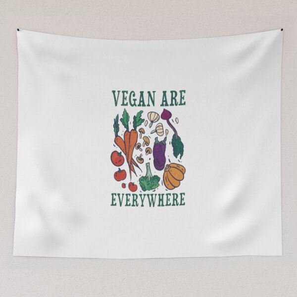 Item preview, Vegan Are Everywhere designed and sold by MaryMaster.