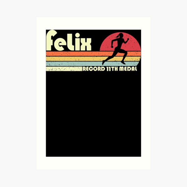 "Vintage Allyson Felix US Track And Field Historic Record 11th Medal